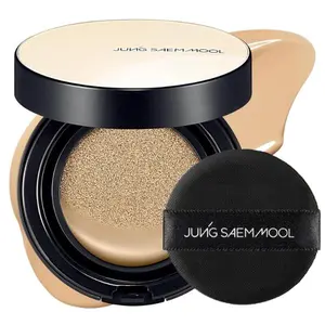 Essential Skin Nuder Cushion SPF50 23 Medium Deep | Korean Cushion Foundation Natural Glow Buildable Coverage (Refill Not Included, 0.49 Fl Oz) | Pack of 2