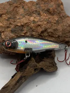 Mayhem Fishing Custom Painted MirrOdine KO Twitchbait 2 5/8" 3/8 oz - Mullet