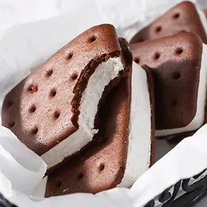 VEGAN Freeze Dried Vanilla Ice Cream Sandwich Bites Snack - TikTok Viral - LARGE BAG - Coconut Milk VEGAN Freeze Dried Vanilla Ice Cream Sandwich Bites Snack - TikTok Viral - LARGE BAG - Coconut Milk