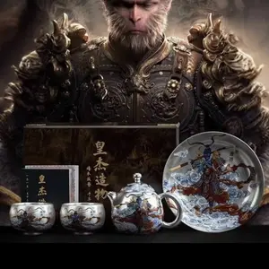 Pure Handcrafted sun Wukong  Tea set-152