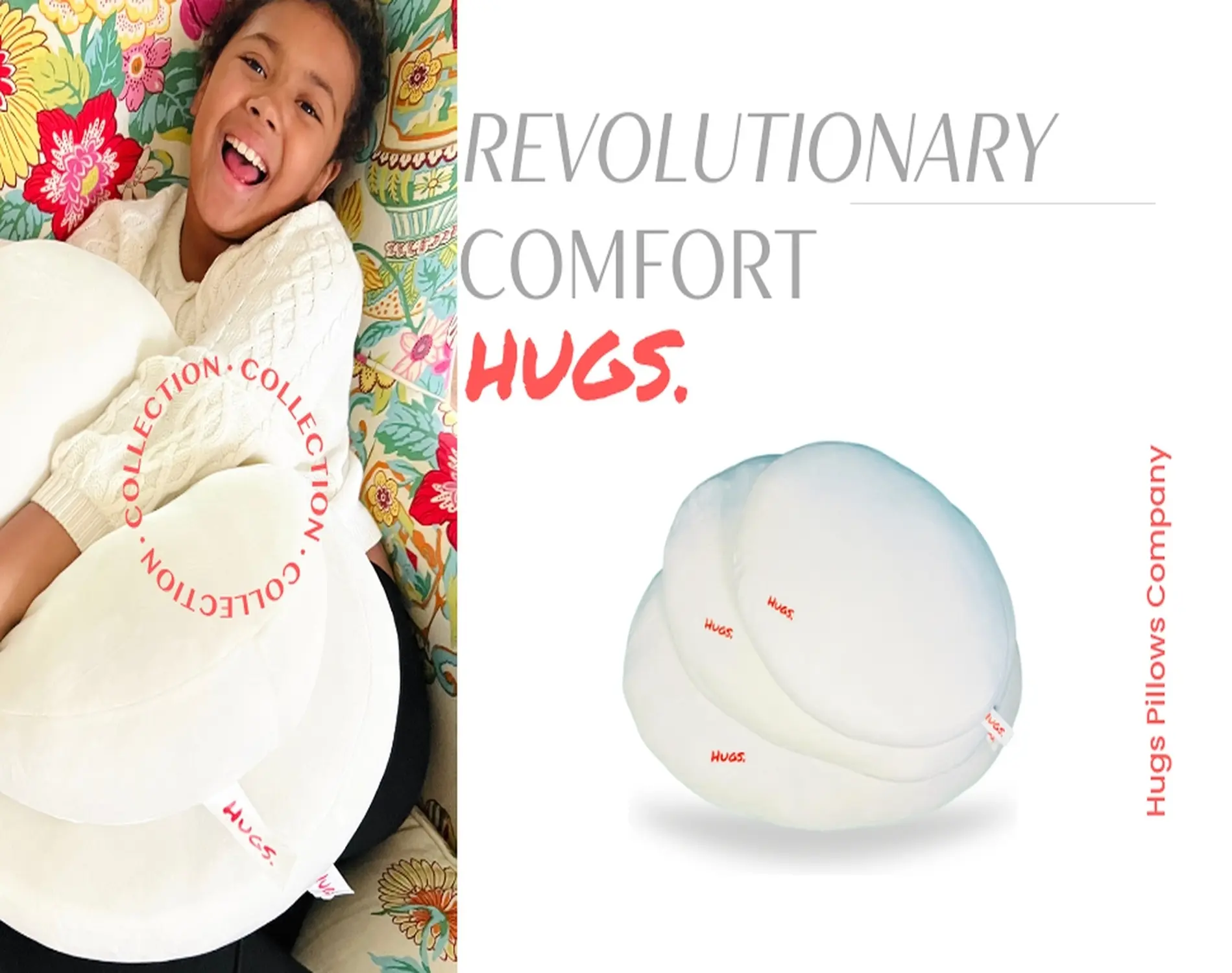 The Big Hug Lux-Lounger: Soft Lounge Plush Pillow Sleep Pillow Back Support Neck Support Washable Removable Case
