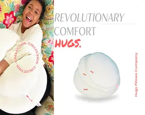 The Big Hug Lux-Lounger: Soft Lounge Plush Pillow Sleep Pillow Back Support Neck Support Washable Removable Case