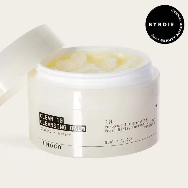 JUNOCO Jade Clean 10 Cleansing Balm. 10 Ingredient Makeup Remover. 85ml Gentle Scent
