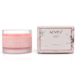 ALIVER 9g Smooth Floral Hydrating Lipmask - Melty Lip Treatment Moisturizer with Vitamin C, Murumuru Butter, Shea Butter for Flaky, Dry Lips, Ideal for Hydration-Focused Selfcare, Lipmasks