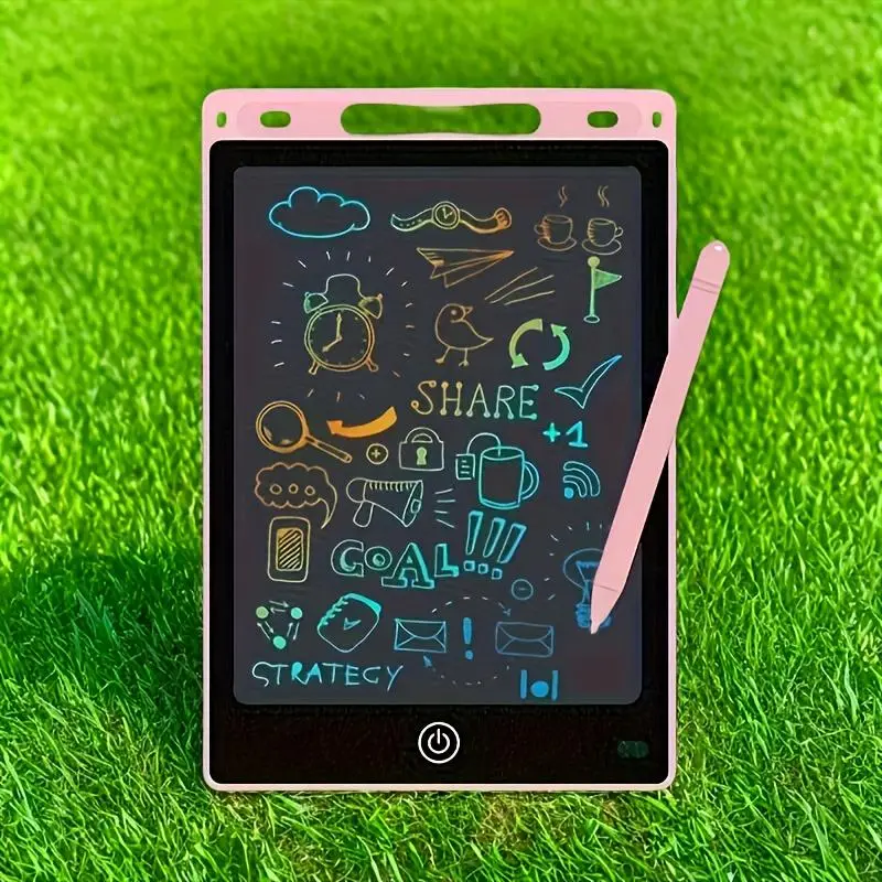 LCD Writing Tablet with Colorful Screen, Drawing & Stylus, Battery-Powered, Educational Board Game, Ideal Gift, Interactive Learning Tool, Digital Writing Tablet, Writing Practice Tablet, Digital Products