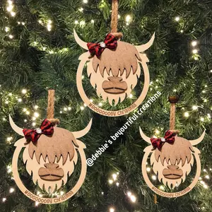 Highland Cow ornament