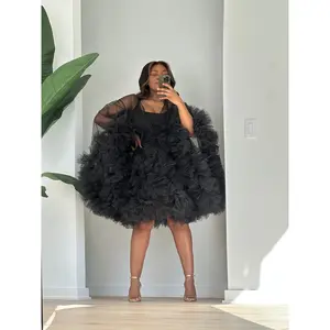 Custom made Mini Tulle Robe