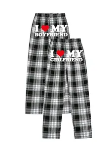 Y2K Couple Heart Slogan Loungewear Pants