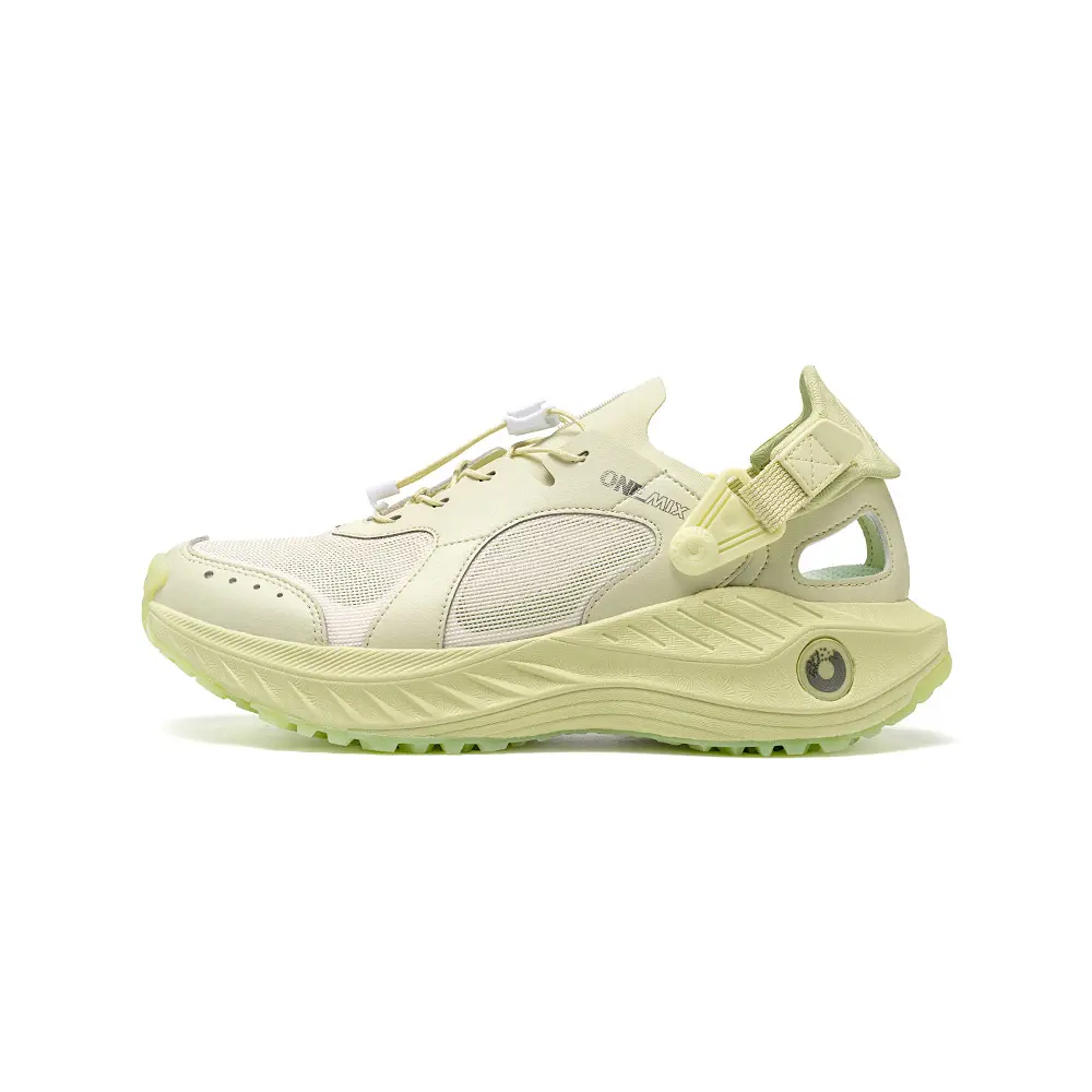 ONEMIX Men's Amphibious Water Shoes Wide - Closed Toe Hiking Sandals Summer Outdoor Non-Slip River Shoes Quick Drying Aqua Shoe