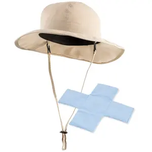 POWERCAP ICE Cooling Sun Hat – Instant Cooling Relief with Reusable Ice Packs, UPF 50 UV Sun Protection, Lightweight & Breathable for Hot Weather