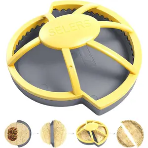 Tortilla Sealer, Large Capacity Quesadilla Crimper, 2-in-1 6"+8'', for 6-12'' Flour Tortillas, Make Stuffed Pastries, Tacos, Tortilla, Dumplings, Pierogi