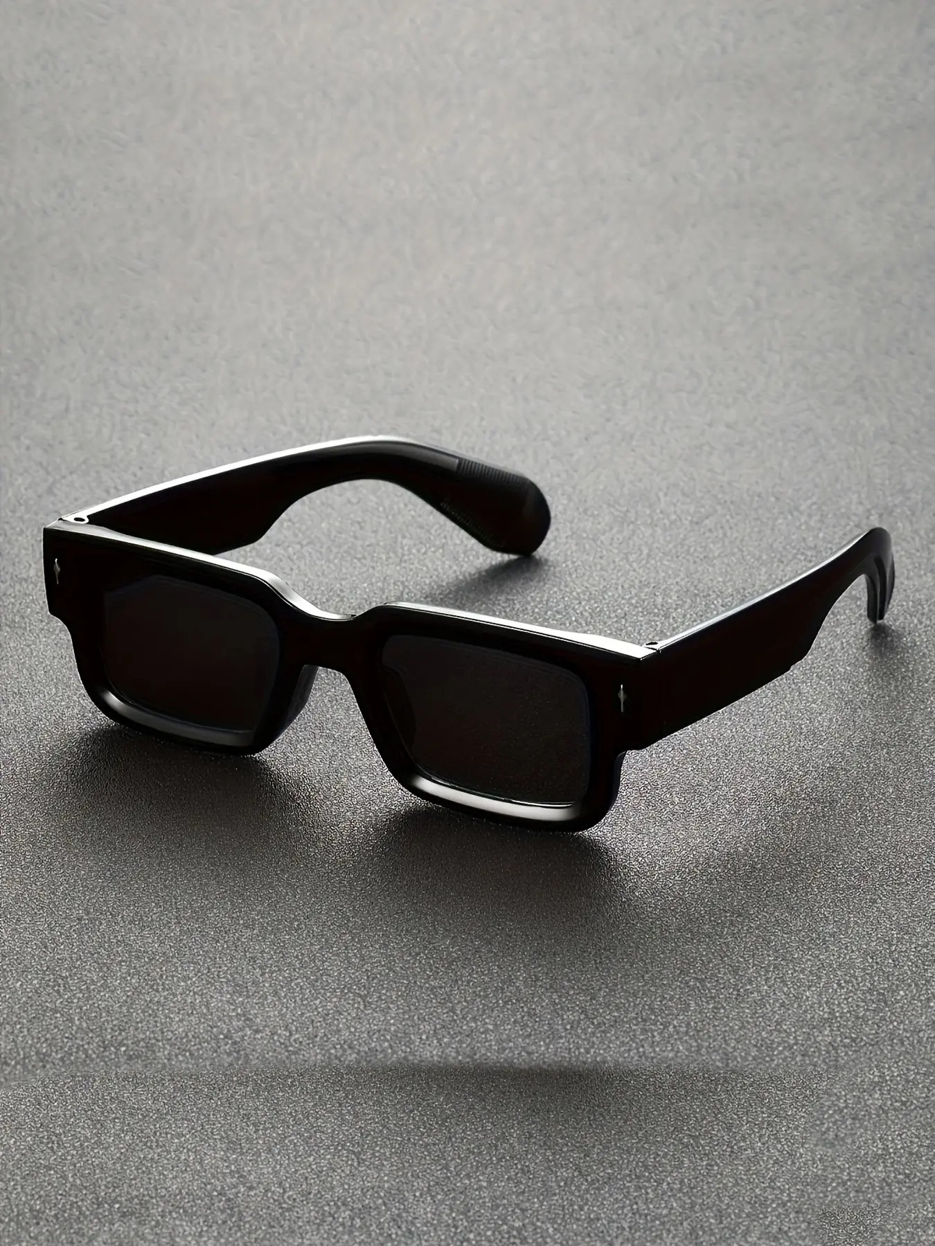Men's Plastic Square Glasses, Classic Business Formal Style, Suitable for Commuting, Streetwear, Summer Beach Vacation Outdoor Travel, Trendy Sunglasses, Trendy Styling Sunglasses, Stylish Sunglasses