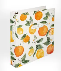 Mini Citrus 3-Ring Recipe Binder