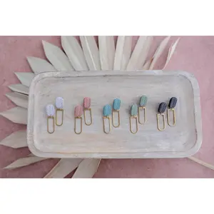 Clay Earrings | Simple Desert Dangles | Desert Collection