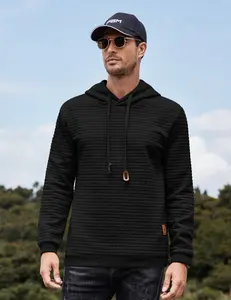 COOFANDY Fall Outfits Men's Pullover Plaid Casual hoodie  - Best Choice In Fall/Winter Classic Fabric hoodie Menswear Soft Fashion Long Simple Sport Sweaters Sweatshirt Tops Underwear