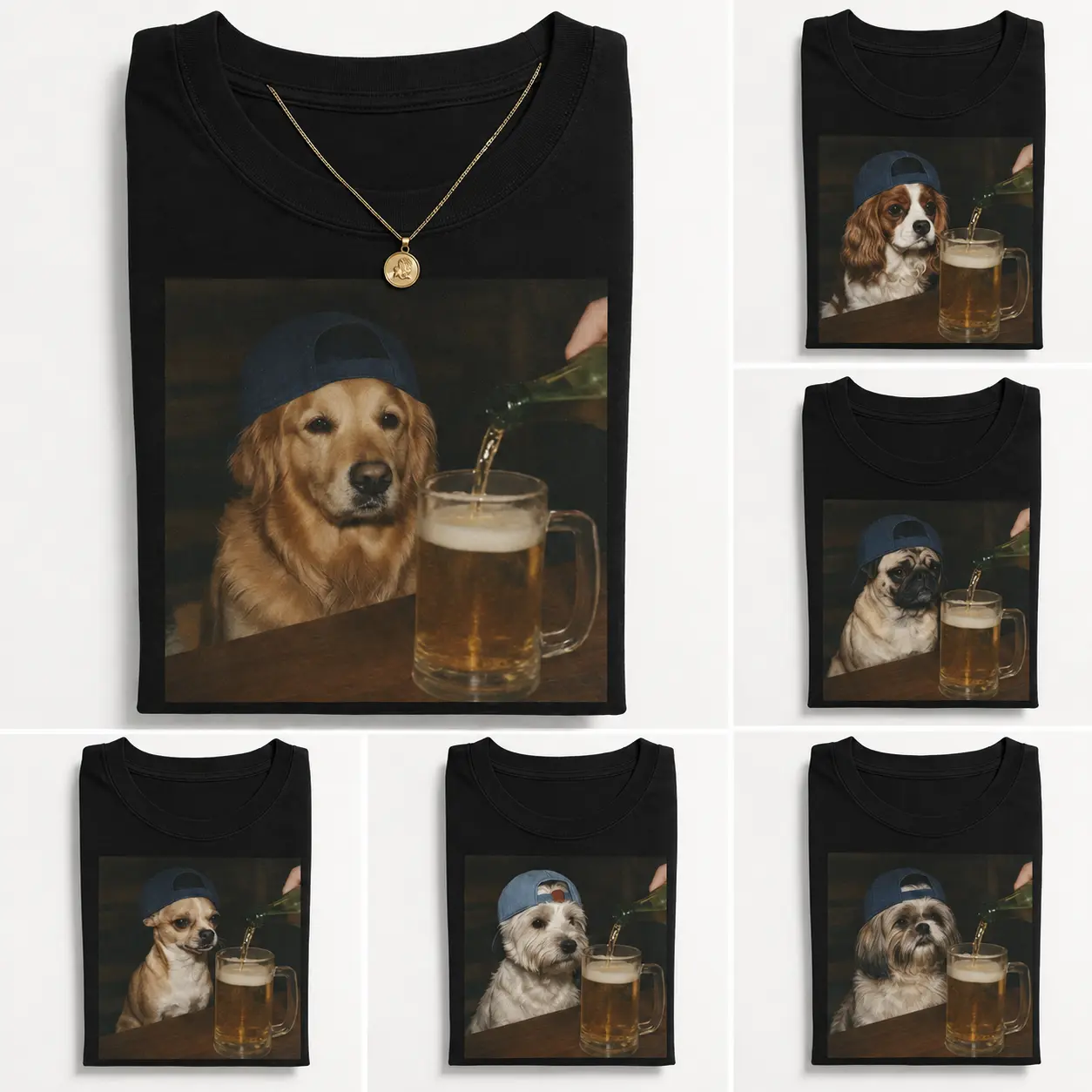 Comfort Colors 50+ Dog Breeds Available Beer Shirt, Vintage 90s Funny Edgy Dog Meme Tee, Unisex Fit Design, Casual Streetwear, Gift for Dog Lovers