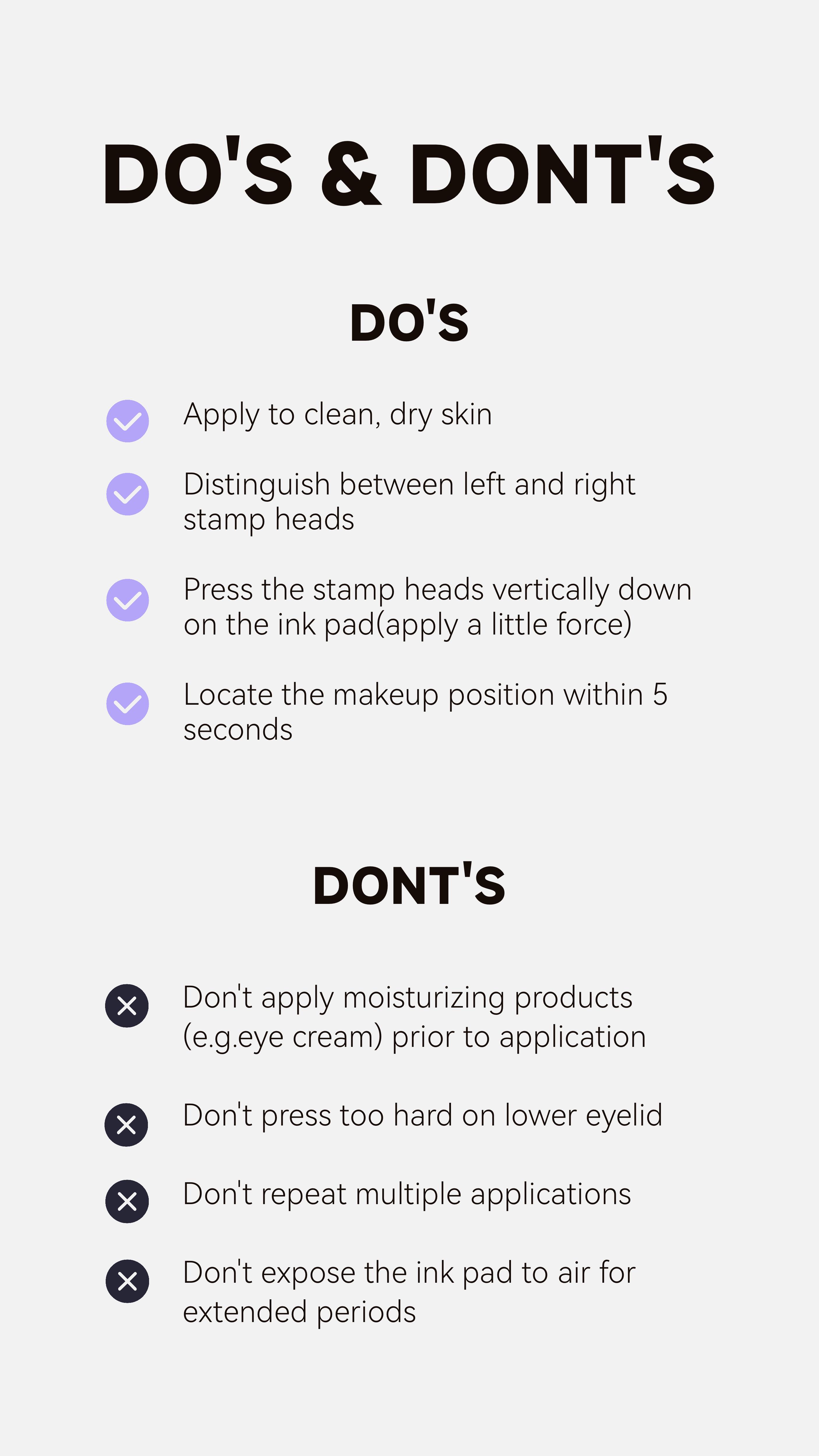 【NewGen】Unicos Lower Eyelash Stamp 2-in-1 Eye Makeup Tool with Waterproof Ink, Compact Design, Easy Application for Natural Look, Cosmetics, dealsforyouday