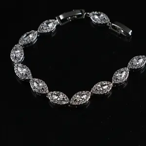 Marquise Cut Diamond Bracelet