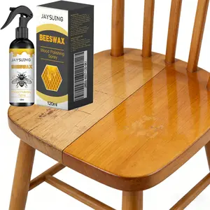 Wood Furniture Polish Beeswax Cleaning Spray, Household Floor Cleaner, Moisture Proof, Anti Crack, Wood Nourishing, Smooth, Long Lasting Protection, 120ML