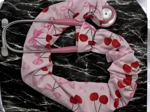Cherries and Bows Stethoscope Cover