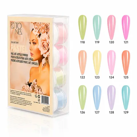 Acrylic Art Powder - 3D Collection: Pastel (12 x 0.25 oz)