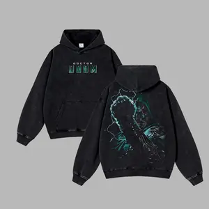 Dr.Doom "The Masked Tyrant" Ver 2 MCU Edition Retro Unisex Acid Washed Hoodie, T-shirt, Super Hero Movie Man Clothes Cotton designer shirts Movie Shirt, graphic tees, men gifts, ,Graphic Streetwear T-shirt Crew Neck Graphic T-Shirt