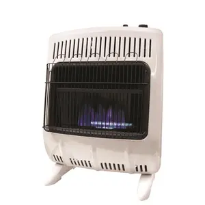 Mr. Heater 4031792 700 Sq. ft. 20000 BTU Comfort Collection Natural Gas & Propane Wall Heater, White