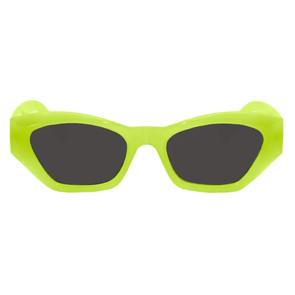 Bright as My Future Neon Sunglasses with Cat-Eye Design and Fun Glow-In-The-Dark Finish
