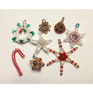 Vintage Beaded Christmas Ornaments