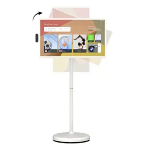 【Apolosign 2026 New 15000mAh Battery Upgrade】Apolosign Gen 2 True 4K UHD 32 inch Portable Smart TV, 16GB(8+8)RAM+256GB Storage, Android 14, Touch Screen Monitor, 8MP Camera, Voice Remote Control, WiFi 6, Support Google Calendar, Full Swivel Rotation