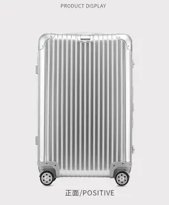 【luxury dupe】Aluminum Magnesium Alloy Suitcase case - Airline Approved Carry-On Trolley Case,Spinner Wheel Hardside Luggage,TSA Lock ,Large Capacity, Waterproof, Durable & Versatile Design Luggage Set Travel Essentials Hard Sided black friday deal