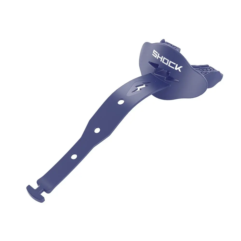Shock Doctor Bolt Lip Guard - Permanent Strap Football Accessory with Airflow Channel for Secure Fit & Good Performance