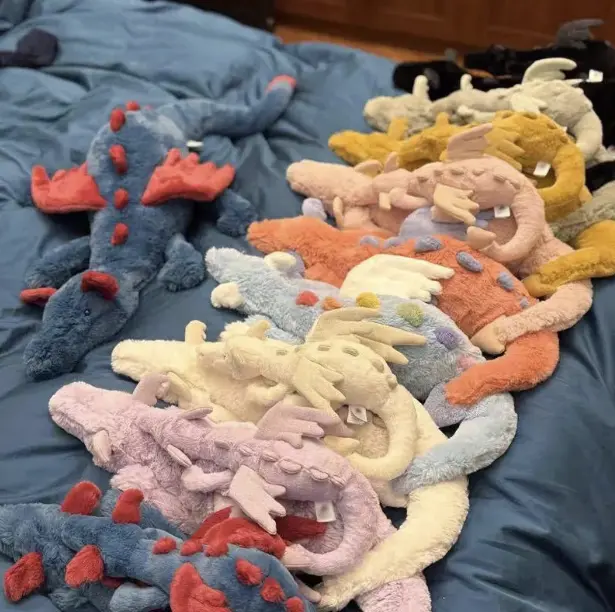 Official Jellycat Dragon Collection Plush | In Stock USA | Free Jellycat Gift Bag | Dexter, Sage, Sky, Rose, Snow, Golden, Onyx, Lavender & Malachy Dragon