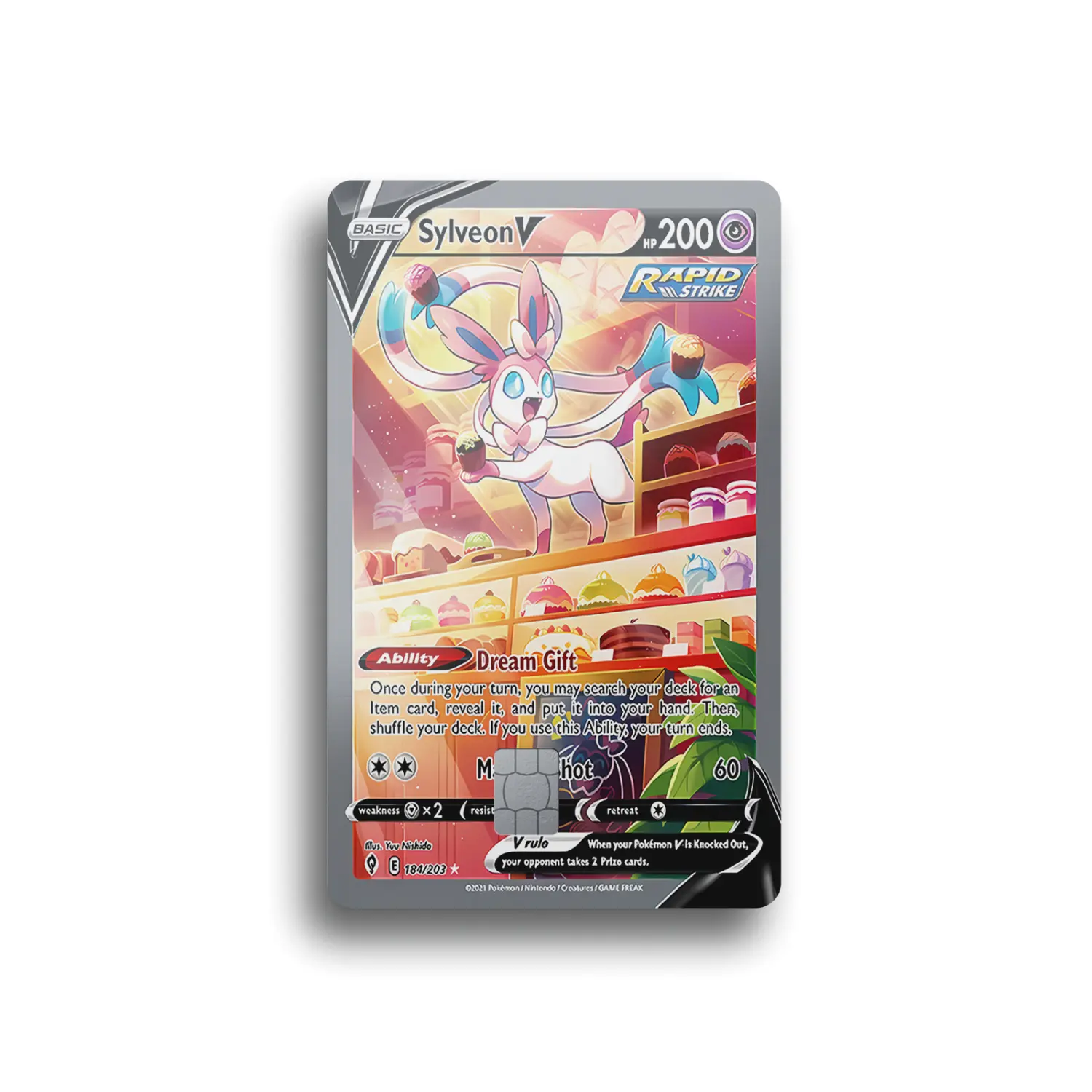 Sylveon Full Art Card Skin - TikTok Shop