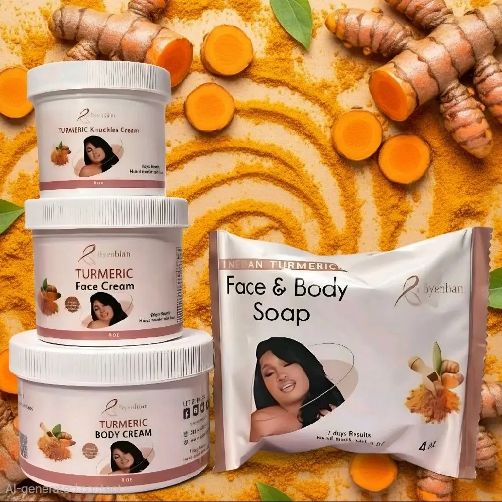Byenblan 4-Piece Turmeric Set