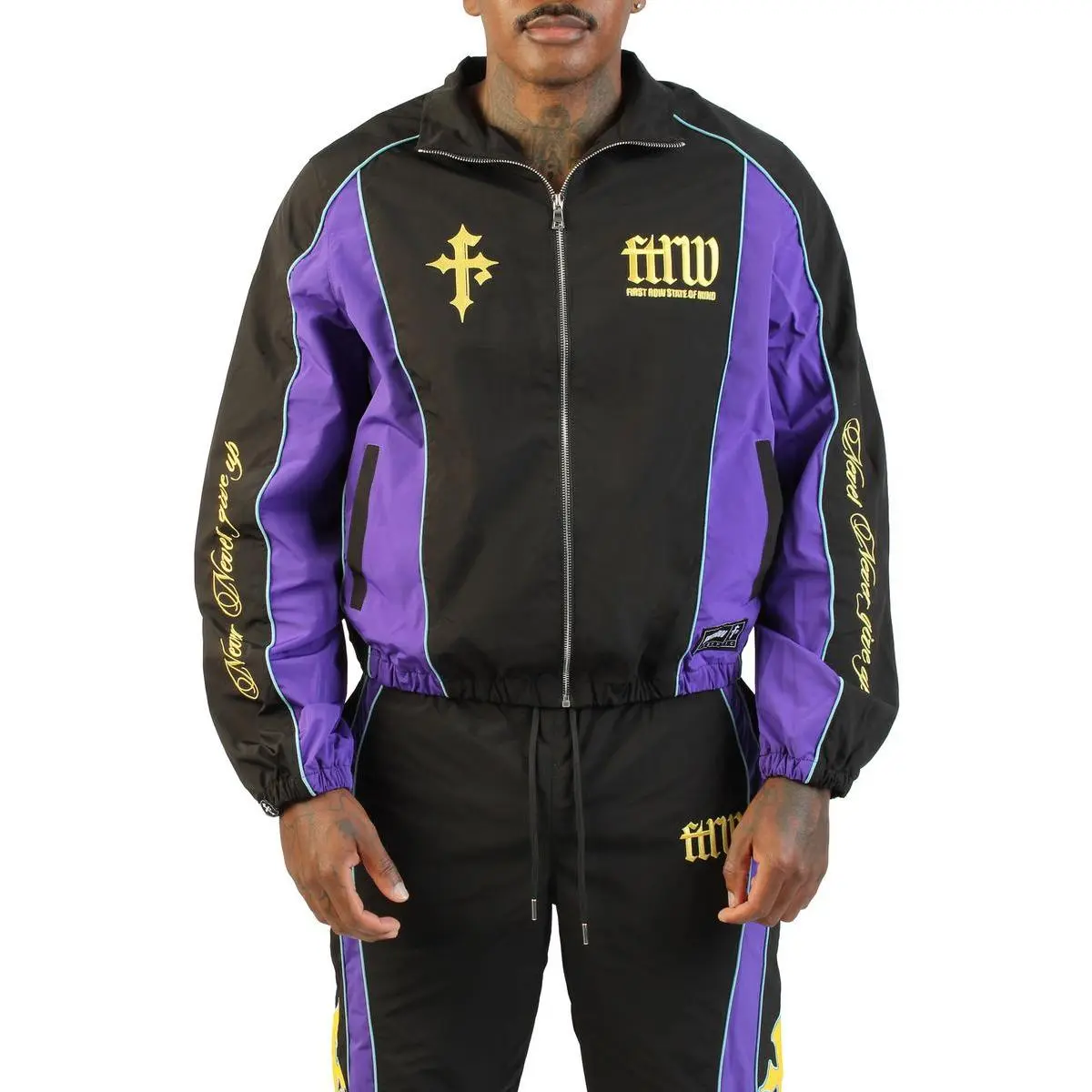 Pieced Track Jacket