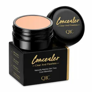 1 Count Full Coverage Waterproof Concealer Cream Soft Matte Texture Long Lasting Daily Facial Makeup Cosmetics For Women Girls Foundation Smooth Gentle Mild