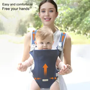 1pc Breathable Baby Carrier for Newborns, Multi-Functional Hands-Free Design, Adjustable Straps and Cross-Back Support, Lightweight for All Seasons, Newborn Sling Carriers