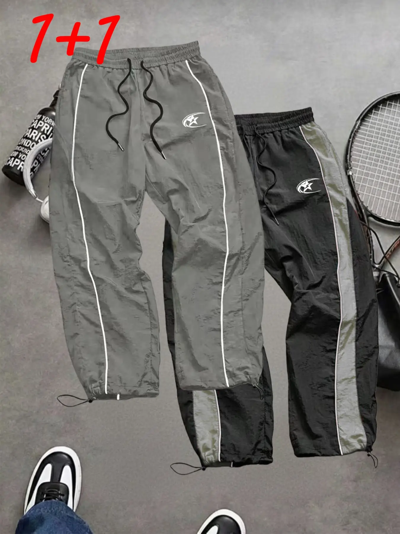 All gray + black x gray