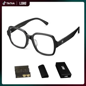LOHO Blue Light Glasses for Computer & Gaming, Stylish Unisex Design, HD Lenses, Ideal for Gaming, TV, & Phone Use, Classic Fit for Eye Protection