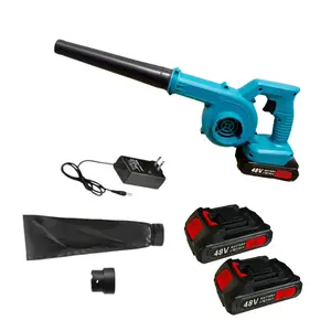 Cordless Leaf Blower With Battery, For Fast Yard Cleanup, And Patio Debris Clearing, 2-in-1 Lightweight Design For Easy Leaf Removal And Garden Cleanup, Lightweight For Quick Deck, Patio, And Sidewalk Cleanup, With Concentrator Nozzle