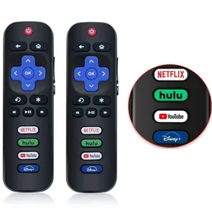 Replacement Remote Control for Roku TV, Compatible with TCL Roku/Hisense Roku/Insignia Roku/Onn Roku/Philips Roku ,NOT for Roku Stick and Box[Pack of 2]