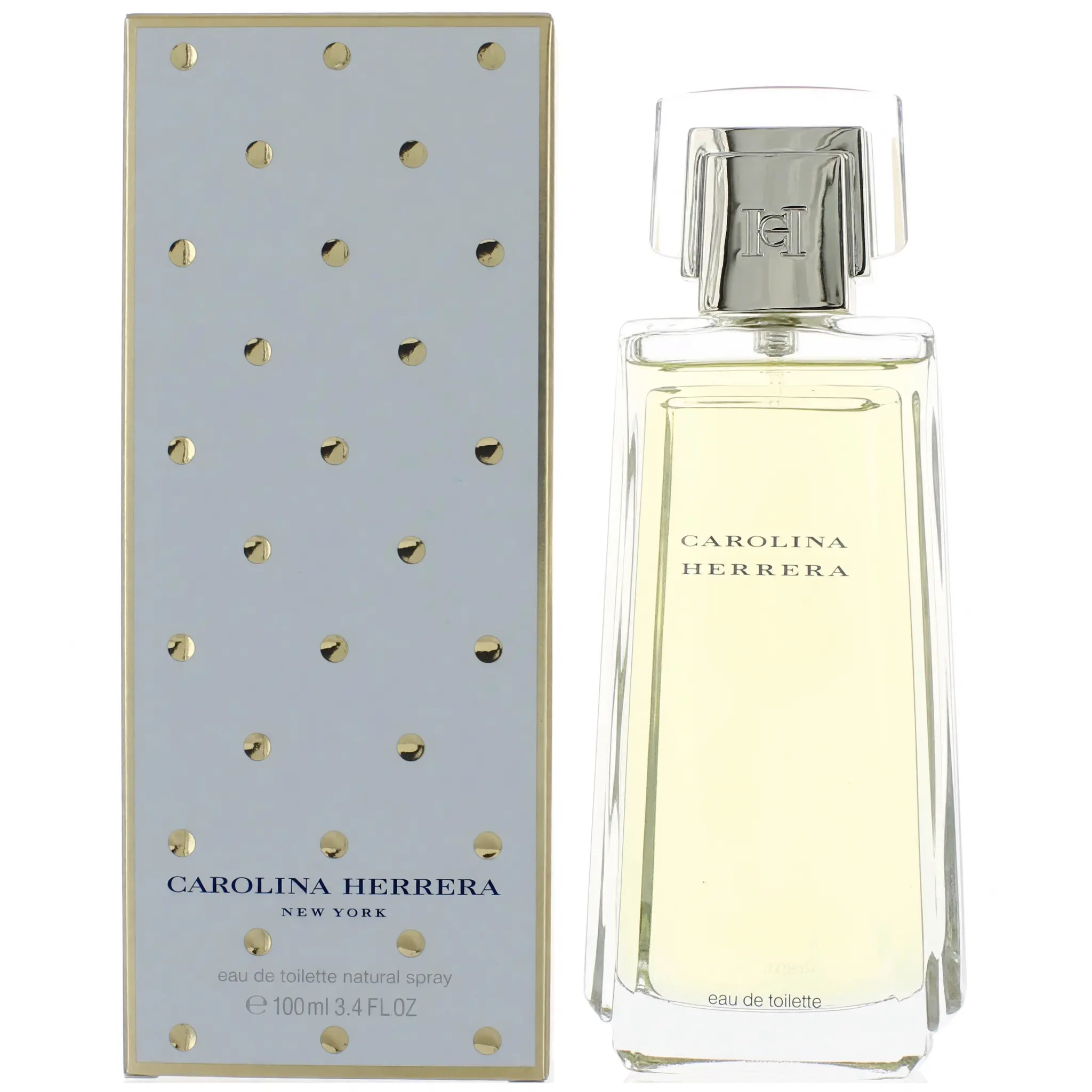 Carolina Herrera Luxury Women's Fragrance - 3.4 oz Full-Size EDT Spray with Spray Technology, Women Perfumes for Elegant Perfume Lovers
