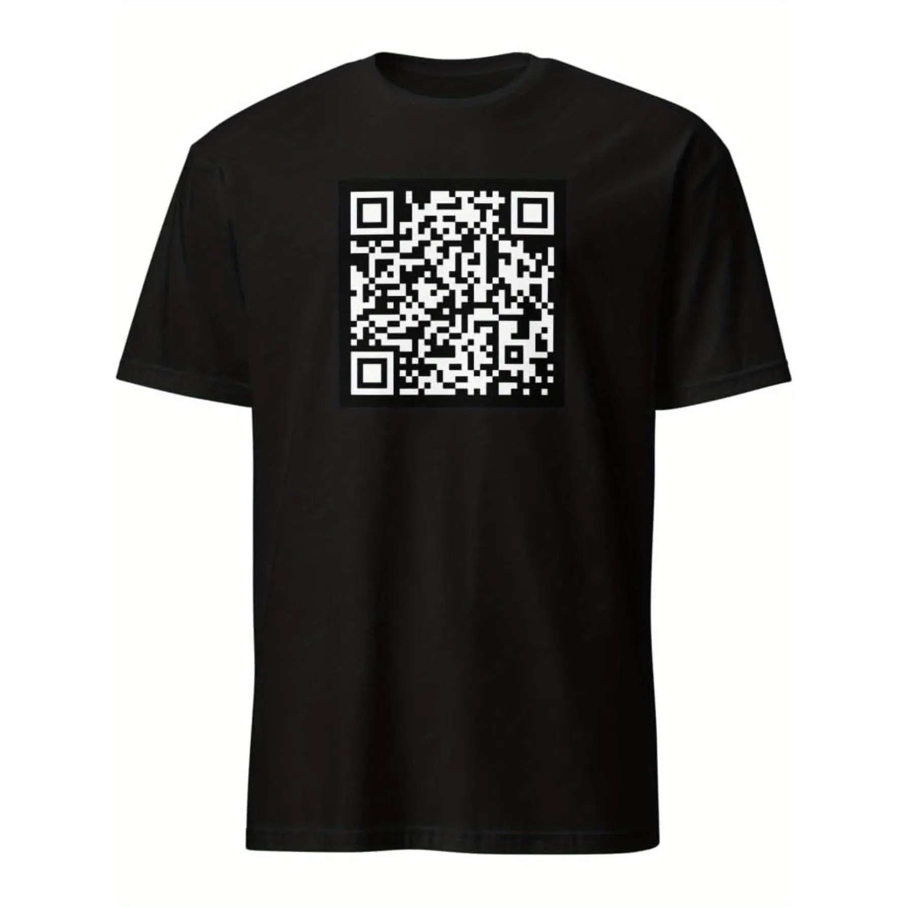 Father's Day Gift,NG Show Me Them Titties Scannable QRCode Short-Sleeve Unisex T-Shirt