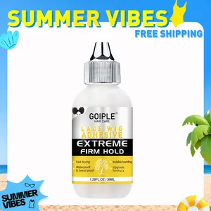 【SUMMER VIBES】Goiple Lace Glue for Lace Front Wigs 38ML- Waterproof Wig Glue Strong Hold Adhesive Transparent Hair Bonding for Hair Replacement Ponytail Extensions Love At First Find