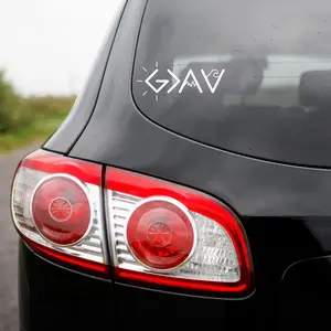 God is Greater High and Low Vinyl Decal Sticker #1241