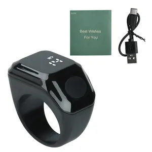 Smart APP  Counter Portable Digital Display Counter Bluetooth Counting  Time Vibration Reminder Wearable Tally Counters ring