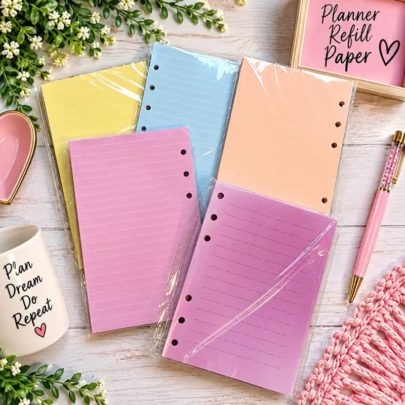 Extra Binder Paper | Planner Refill Pages A6 Extra Binder Paper | Planner Refill Pages A6