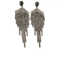 Wonderwest Women's Women'S Gem Fringe Earrings - Wwaho23e4