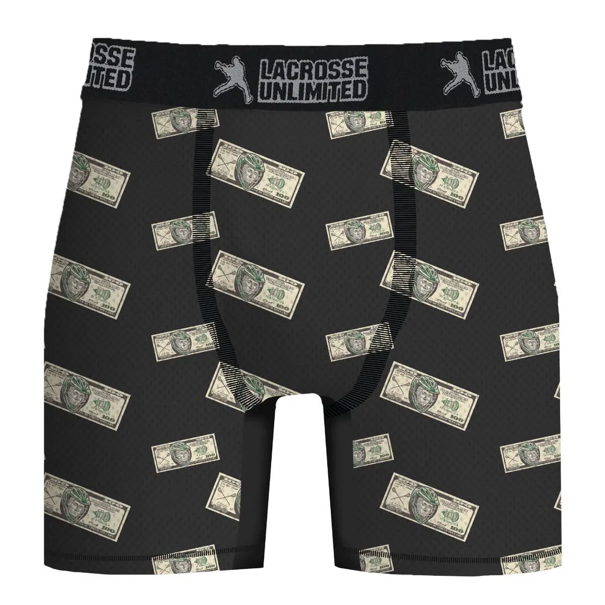 Light Compression Men's Sports Shorts, Super Soft & Breathable Polyester Blend with 4-Way Stretch for Lacrosse Play